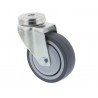 zwenkwiel 125mm met boutgatbevestiging