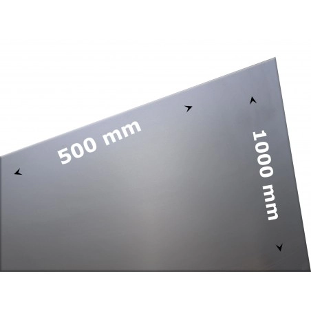 plaat staal 500 x 1000 x 1.50mm