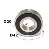 groefkogellager, 6004-2RS 20x42x12mm