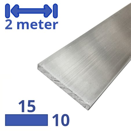aluminium strip 15 x 10mm