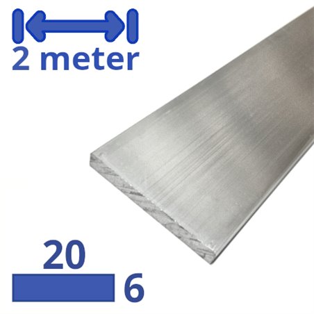 aluminium strip 20 x 6mm