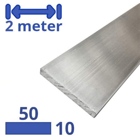 aluminium strip 50 x 10mm
