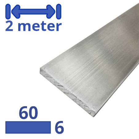 aluminium strip 60 x 6mm