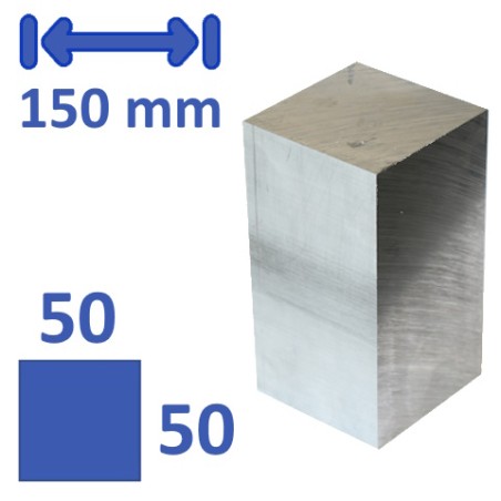 aluminium  blok 50x50x150mmm kopen?  Snel & goedkoop thuis bezorgd