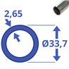 Verzinkte buis 33,7 x 2,65mm