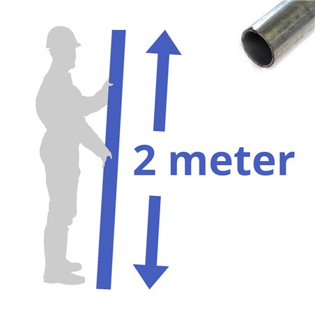 Verzinkte buis 48,3 x 2,9mm