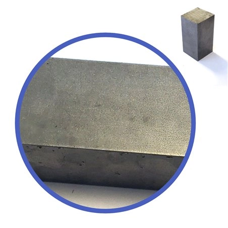 Stalen blok 50x50x100mm