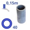 Stalen bus 40x5mm, lengte: 150mm