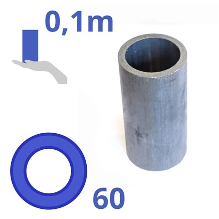 Stalen bus 60x5mm, lengte: 100mm