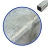 Verzinkte stalen  koker 40x40x3mm