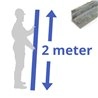 Verzinkte stalen  L-profiel 30 x 30 x 3mm