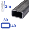stalen koker 80x40x2mm