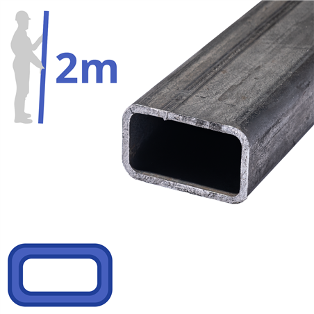 stalen koker 60x30x3mm