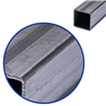 blank vierkante koker 25x25x1,5mm