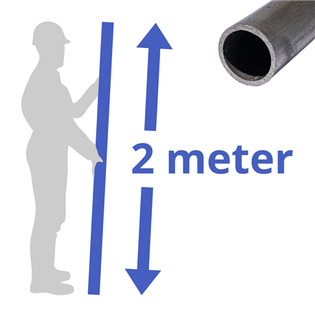 stalen buis (2,1/2") 76,1x3,25mm