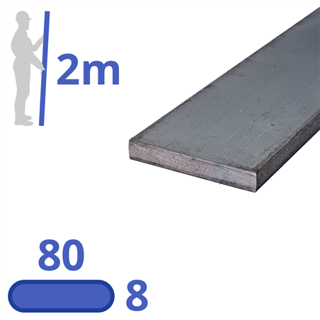 stalen strip 80x8mm