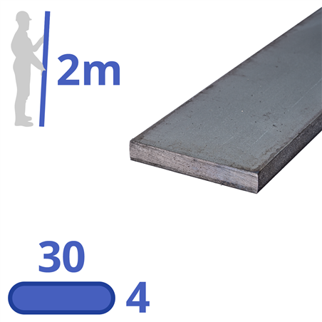 Stalen strip 30x4mm