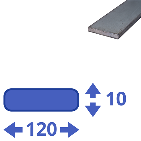 stalen strip 120x10mm