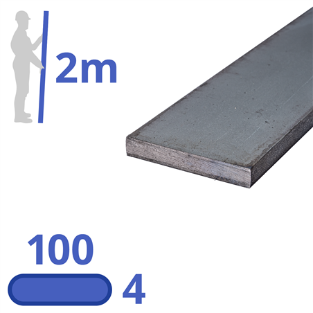 stalen strip 100x4mm