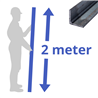 stalen L-profiel wgw 30x30x3mm