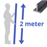 stalen T-profiel 40x40x5mm