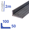 stalen L-profiel 100 x 50 x 6mm