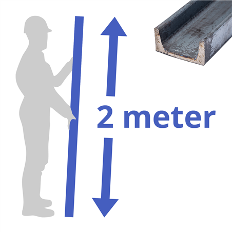 stalen UNP 30x60x30x6mm