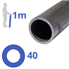 Stalen buis 40x5mm, 1000mm