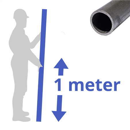 Stalen buis 40x5mm, 1000mm