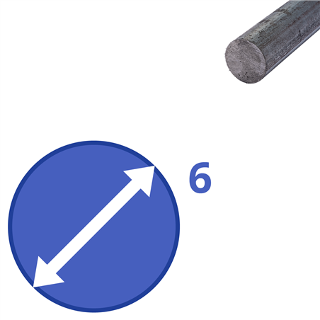 stalen massief wgw rond 6mm