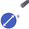 stalen massief wgw rond 6mm
