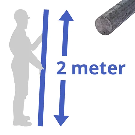 stalen massief wgw rond 8mm