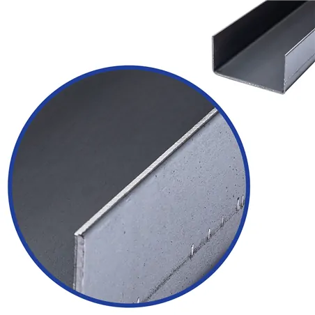 stalen U-profiel 25x50x25x3mm stalen U-profiel 25x50x25x3mm