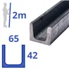 stalen UNP 42x65x42x6mm