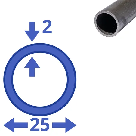 Stalen buis 25x2mm