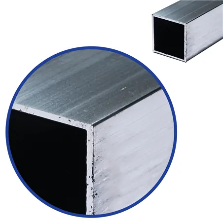 aluminium koker 20x20x2mm