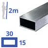 aluminium koker 30x15x2mm