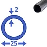 aluminium buis 25x2mm