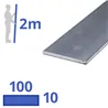 aluminium strip 100x10mm