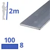 aluminium strip 100x8mm