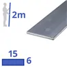 aluminium strip 15x6mm