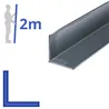 aluminium L-profiel 40x40x4mm dikwandig