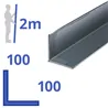aluminium L-profiel 100x100x10mm