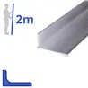 aluminium ongelijk L-profiel 40x20x2mm