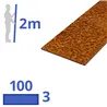 Corten strip 100x3mm
