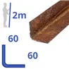 Corten L-profiel 60x60x2mm