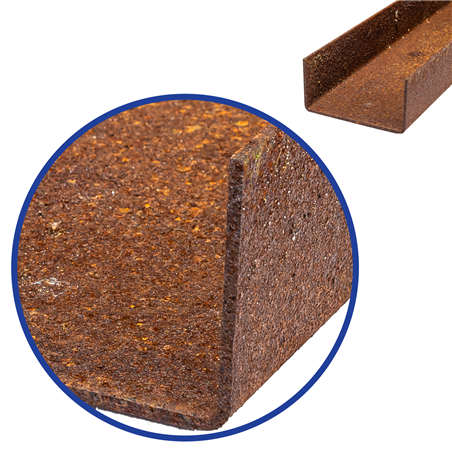 Corten u-profiel 40x80x40x2mm