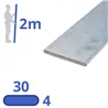 Verzinkte stalen  strip 30x4mm
