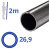 rvs buis 26,9x2mm