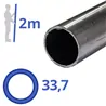 rvs buis 33,7x2mm